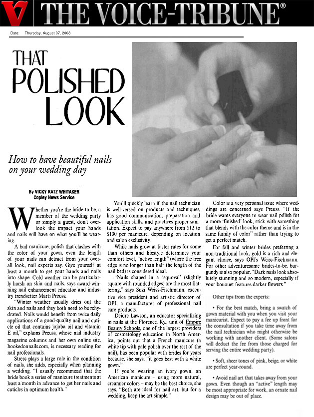 Florence, Kentucky Empire Beauty School Featured in The Voice-Tribune Article: “That Polished Look”