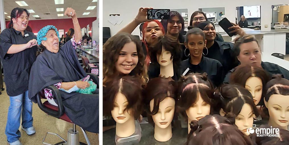 Empire Beauty School Tucson, AZ Cosmetology Graduate Sports Clips Mens Haircut Winner