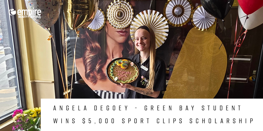Empire Beauty School Green Bay, WI student receives Sports Clips Scholarship