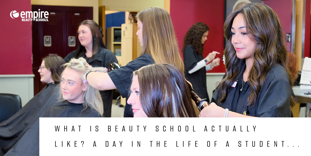 Day in the Life of A Beauty School Student