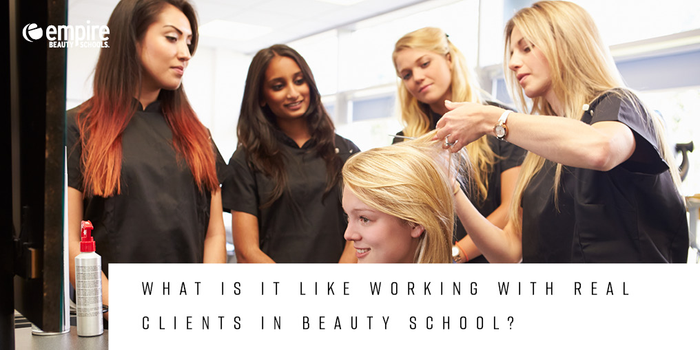 Empire Beauty School Hands-On Training Real Clients