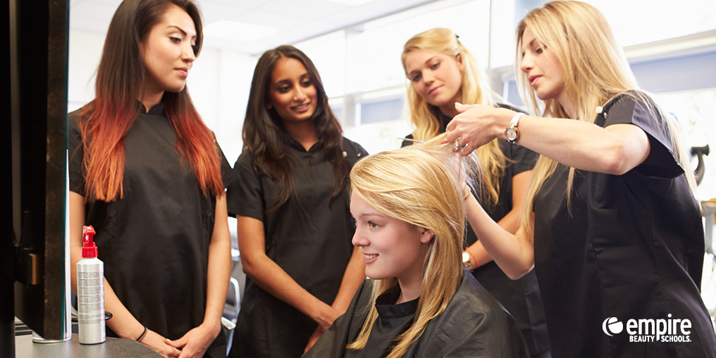 Empire Beauty School Hands-On Training Real Clients