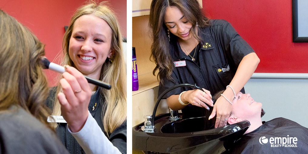 Empire Beauty School Hands-On Training Real Clients