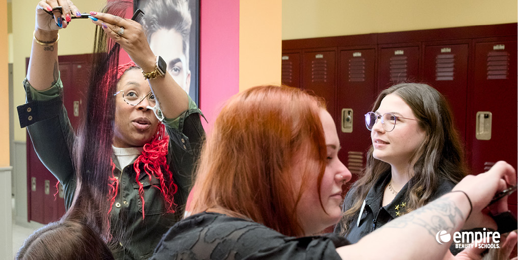Empire Beauty School Hands-On Training Real Clients