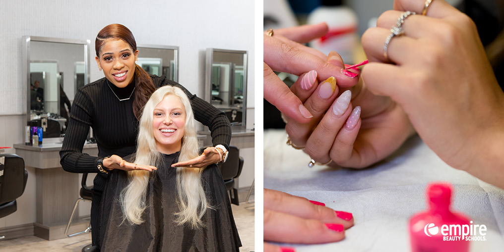 Empire Beauty School Hands-On Training Real Clients