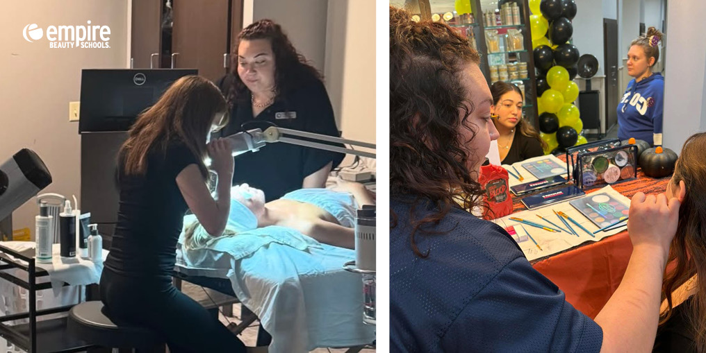 Empire Beauty School Indianapolis, Indiana. Esthetics Student, Educator, Executive Director